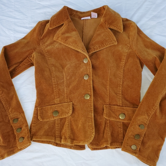 red rover! Jackets & Blazers - Vintage Corduroy Cognac Blazer Jacket